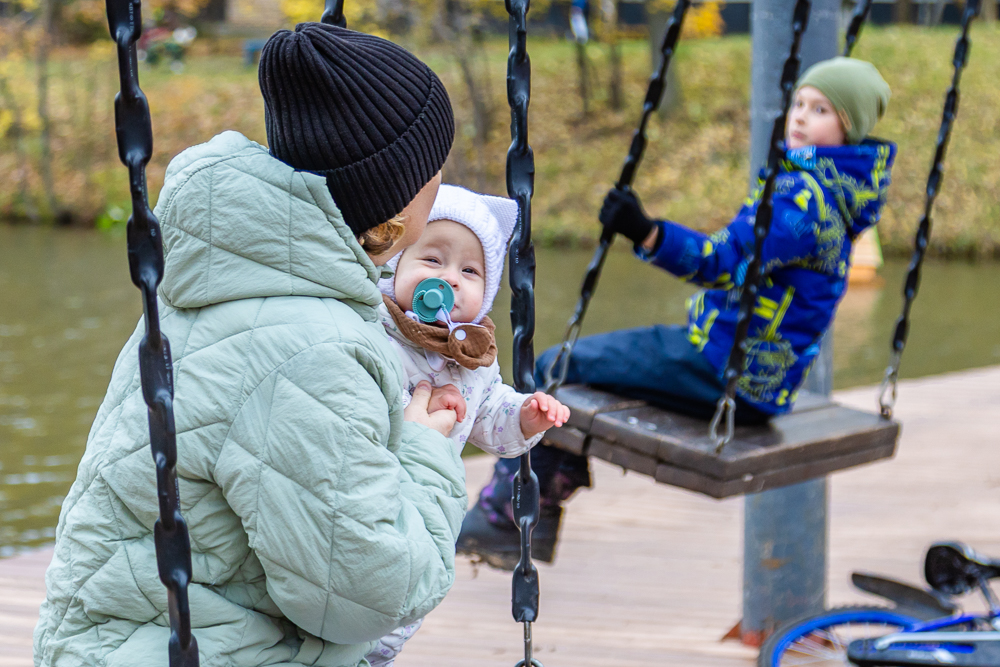 Комсомольский пруд в Одинцово после реконструкции