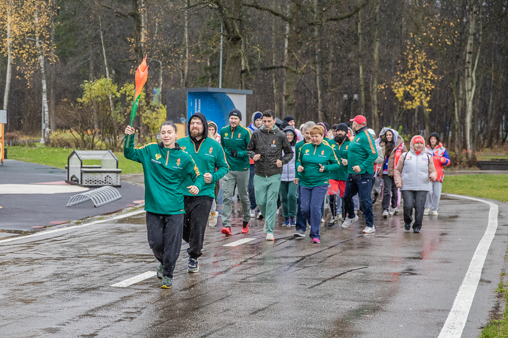 Эстафета «Огонь жизни» в Одинцово