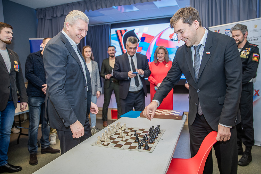 Шахматный клуб Сергея Карякина открылся в Одинцово