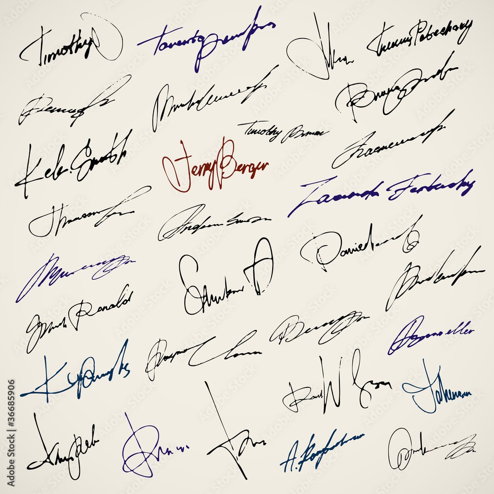 Покажи свою подпись, и я скажу, кто ты…