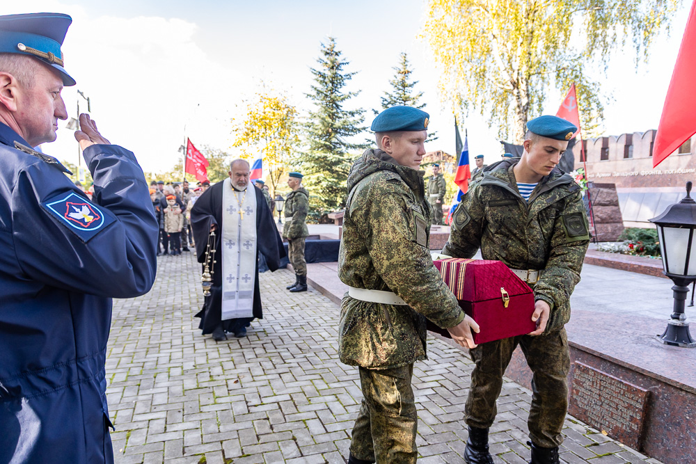 Захоронение на братской могиле в Ершово