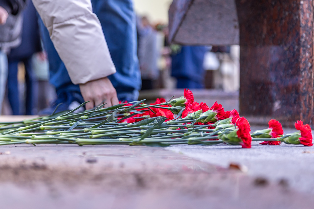Захоронение на братской могиле в Ершово