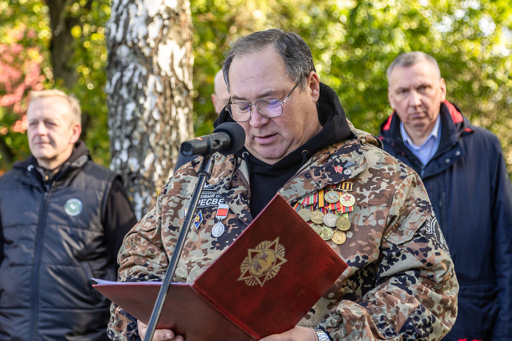 Захоронение на братской могиле в Ершово