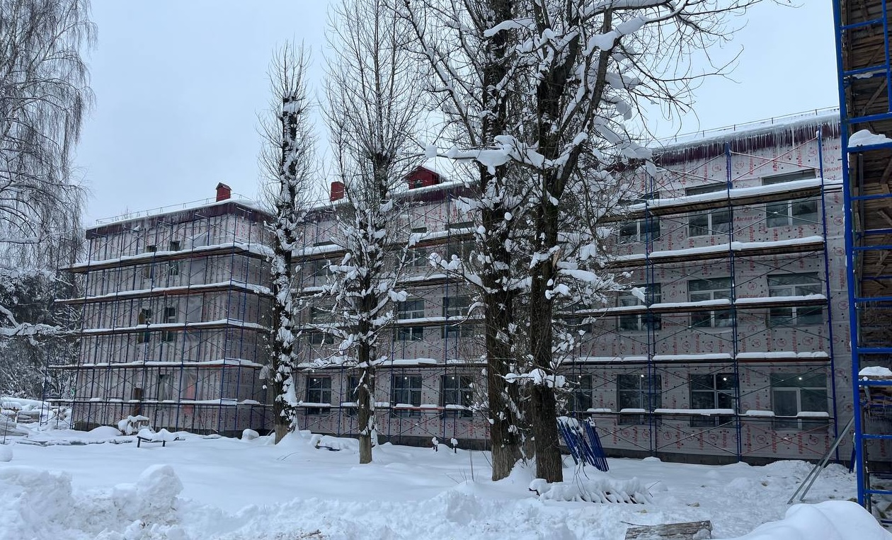 В Одинцовском округе капремонт Часцовской школы выполнен на четверть