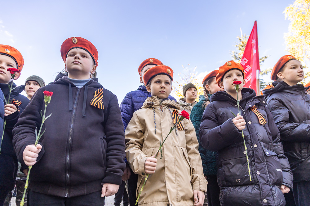 Захоронение на братской могиле в Ершово
