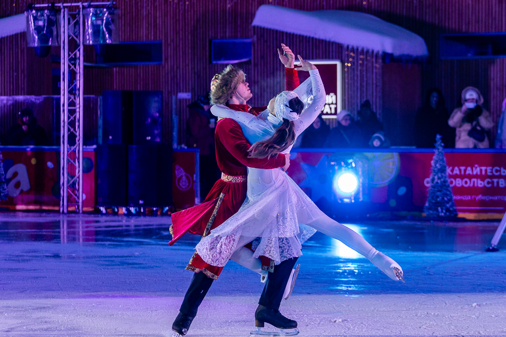 Ледовое шоу «Сказ о Руси» в парке Малевича