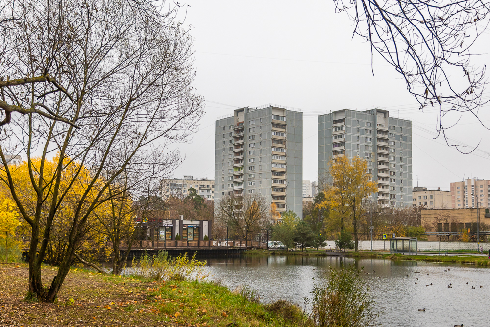 Комсомольский пруд в Одинцово после реконструкции