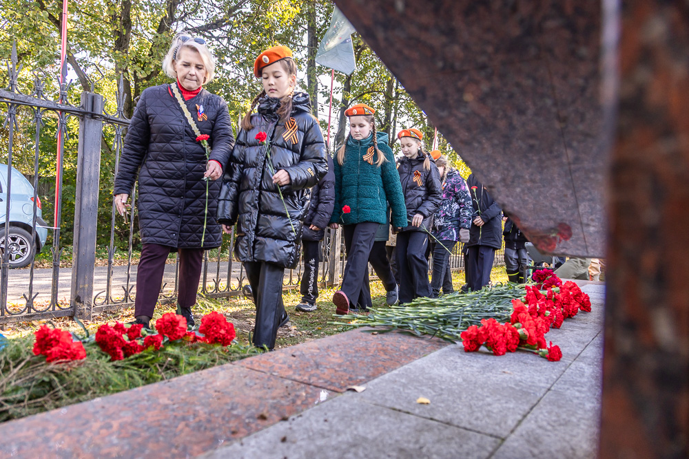 Захоронение на братской могиле в Ершово