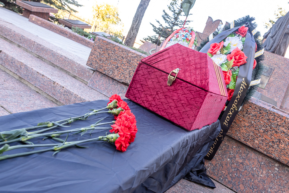 Захоронение на братской могиле в Ершово