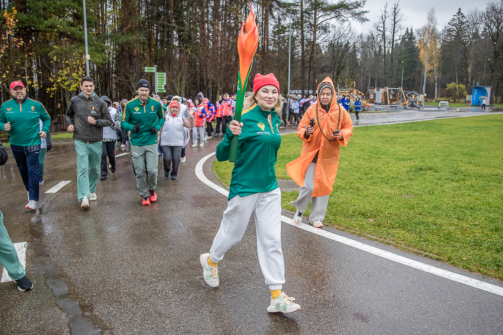 Эстафета «Огонь жизни» в Одинцово
