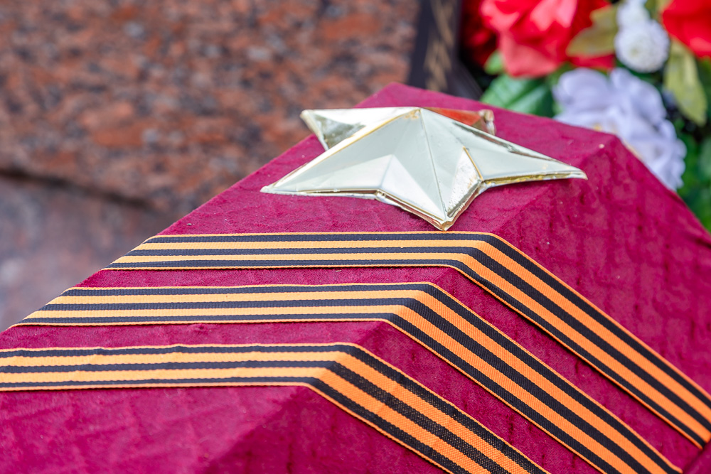 Захоронение на братской могиле в Ершово