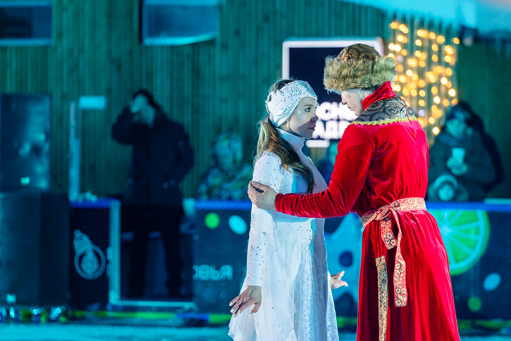 Ледовое шоу «Сказ о Руси» в парке Малевича