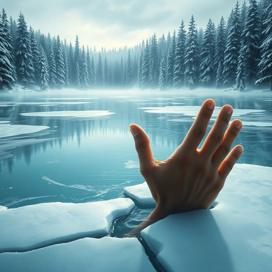 Жителей Одинцовского округа предупреждают о необходимости соблюдать осторожность на льду