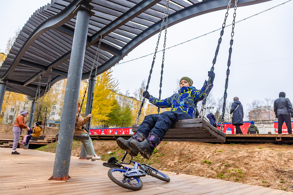Комсомольский пруд в Одинцово после реконструкции