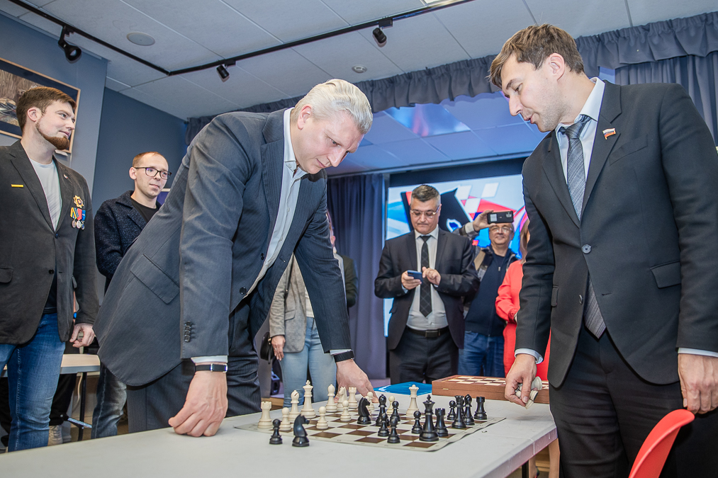 Шахматный клуб Сергея Карякина открылся в Одинцово