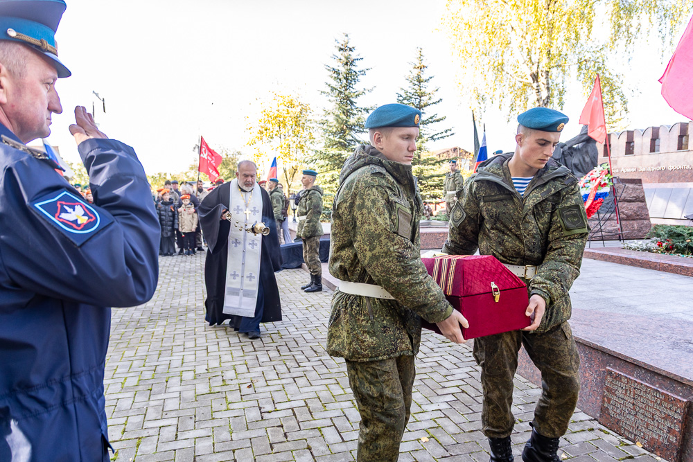 Захоронение на братской могиле в Ершово