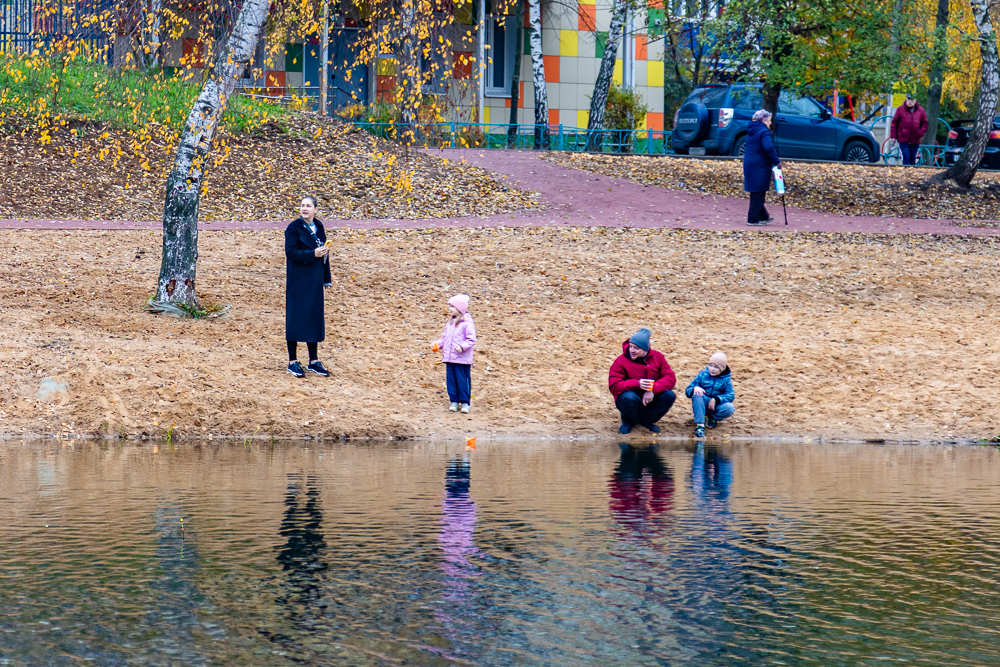 Комсомольский пруд в Одинцово после реконструкции