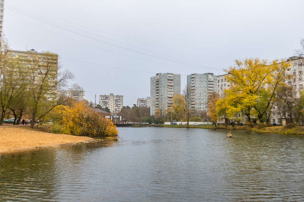 Комсомольский пруд в Одинцово после реконструкции