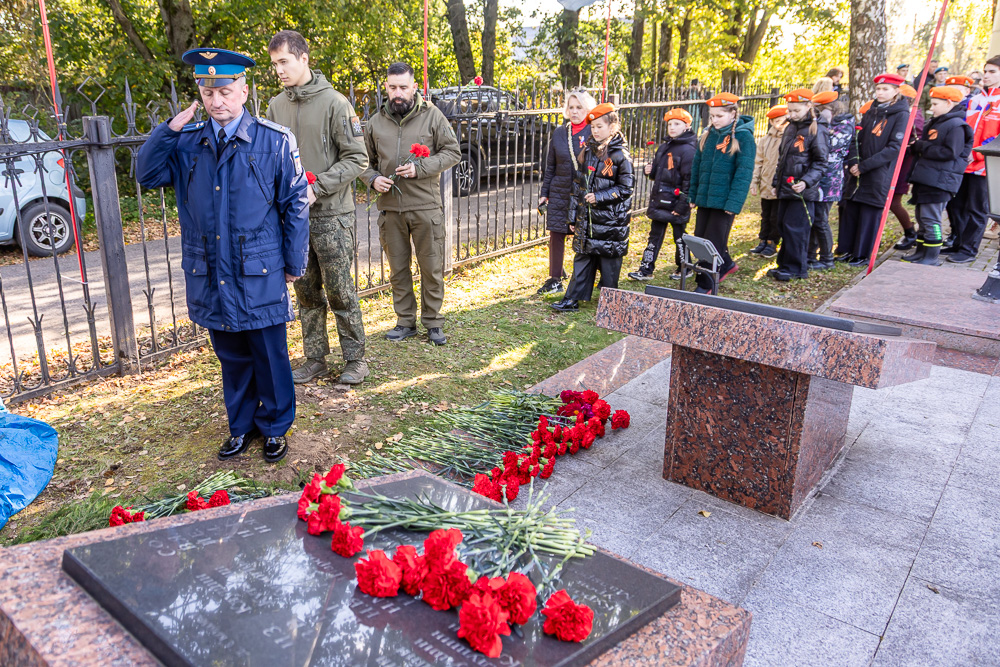 Захоронение на братской могиле в Ершово