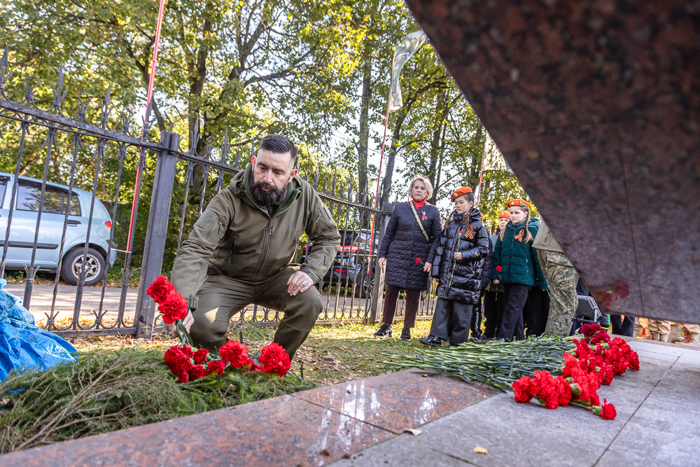 Захоронение на братской могиле в Ершово
