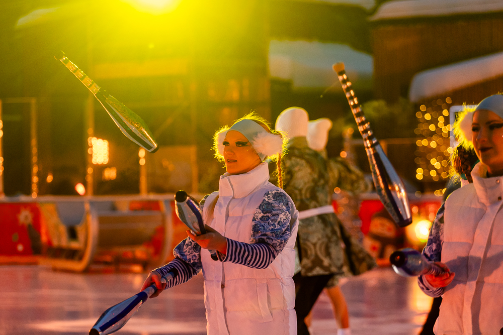 Ледовое шоу «Сказ о Руси» в парке Малевича