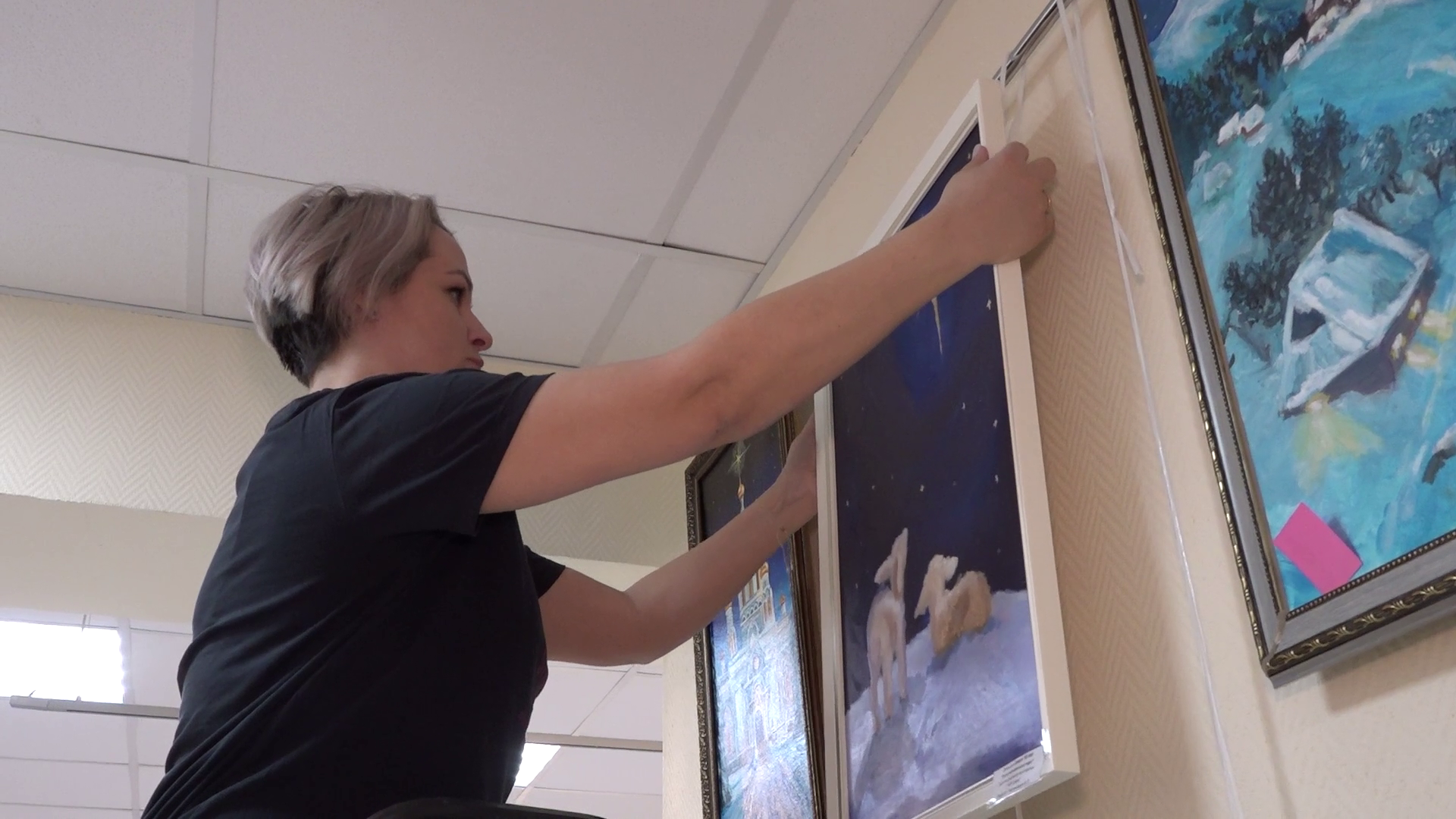 Большой экран для «Рождественской звезды»