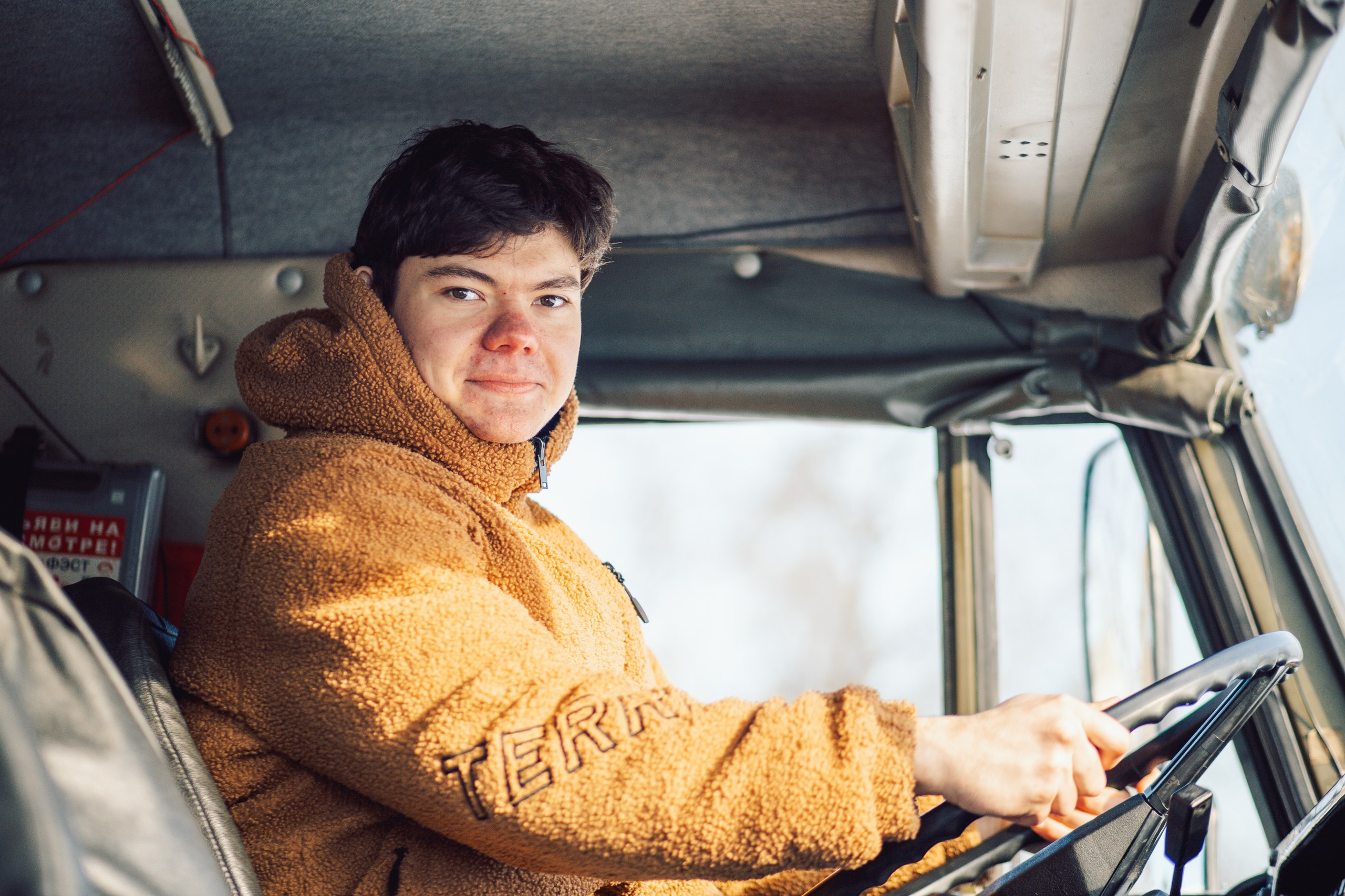 За рулём вездехода