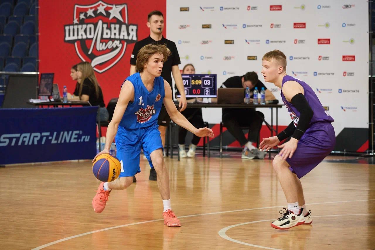 Команда Одинцовского округа вышла в «Финал четырёх» Школьной лиги Подмосковья по баскетболу 3×3