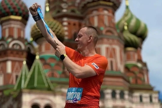 Одинцовский полицейский принял участие во Всероссийском полумарафоне «ЗАБЕГ.РФ»