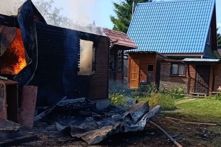 В Одинцовском округе 18 июля произошёл пожар в СНТ «Гермес»