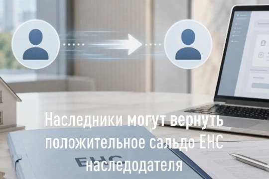 Наследники и положительное сальдо ЕНС: как получить средства