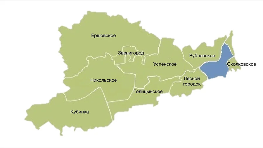 С 2026 года в Одинцовском округе действует новое административно-территориальное деление