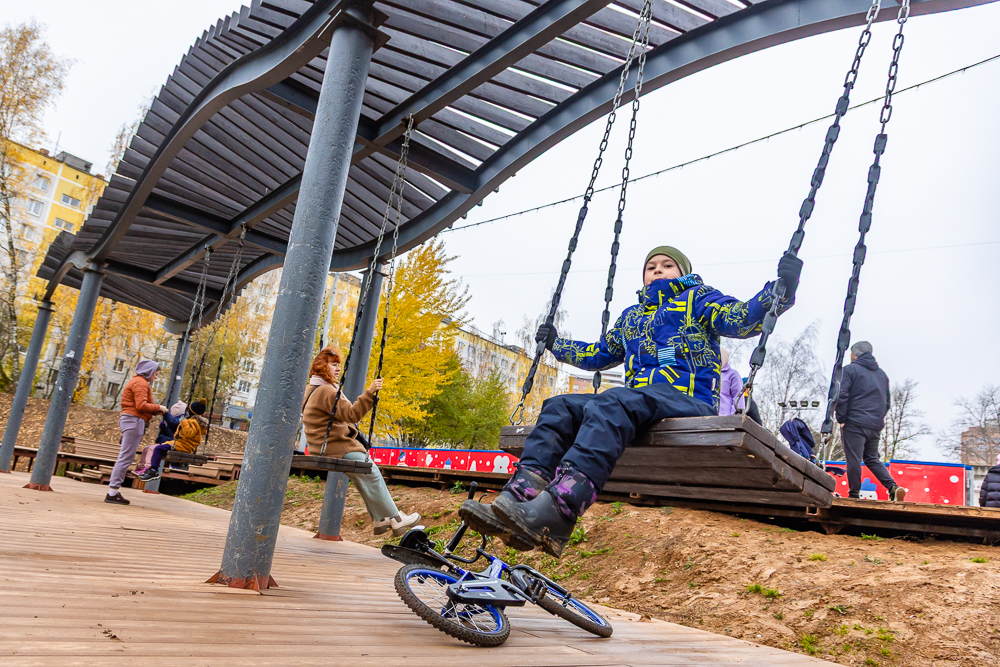 Комсомольский пруд в Одинцово после реконструкции