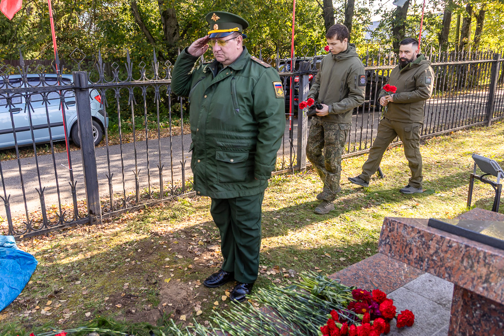 Захоронение на братской могиле в Ершово