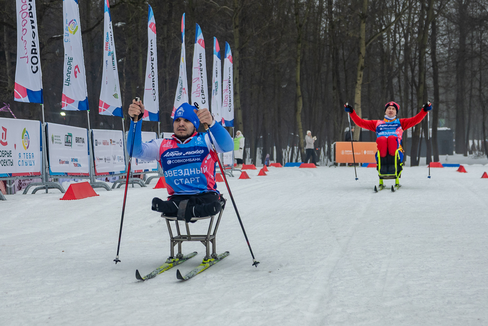 Благотворительная гонка «Добрая лыжня» в Одинцово