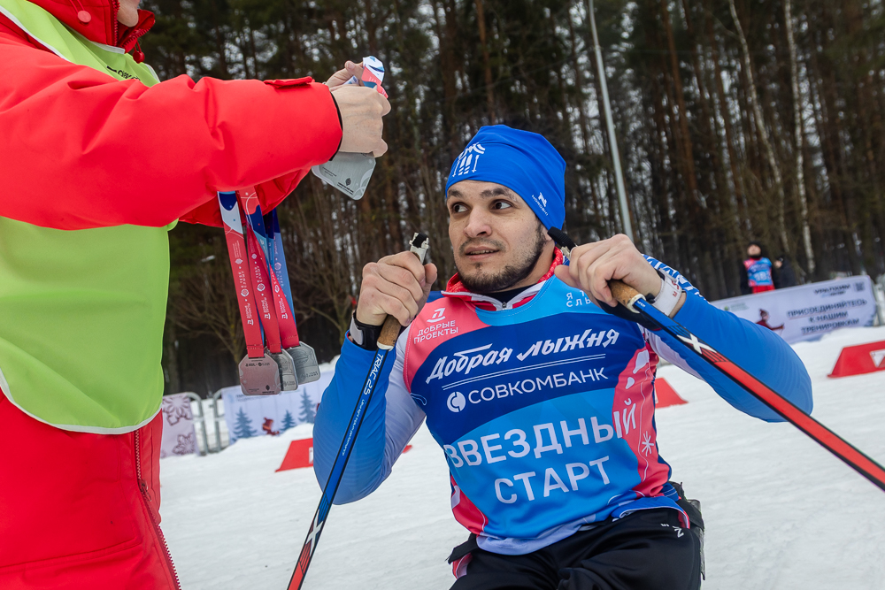Благотворительная гонка «Добрая лыжня» в Одинцово