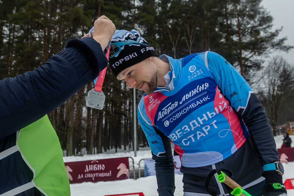 Благотворительная гонка «Добрая лыжня» в Одинцово