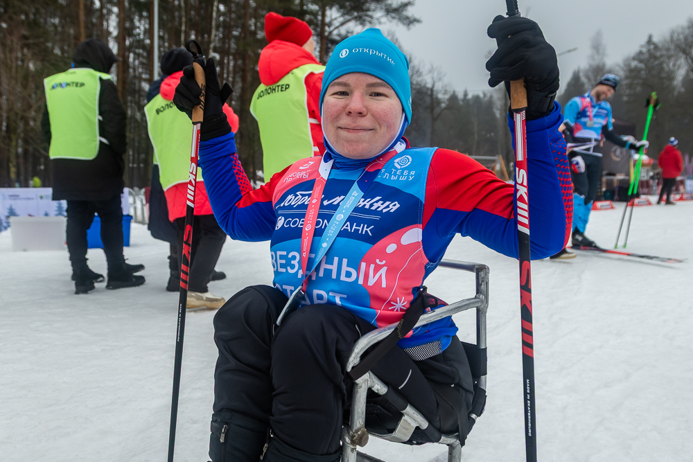 Благотворительная гонка «Добрая лыжня» в Одинцово