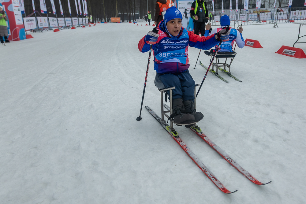 Благотворительная гонка «Добрая лыжня» в Одинцово