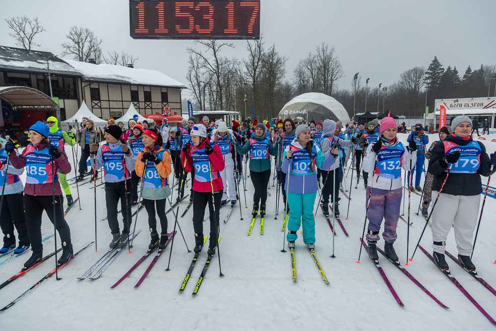 Благотворительная гонка «Добрая лыжня» в Одинцово