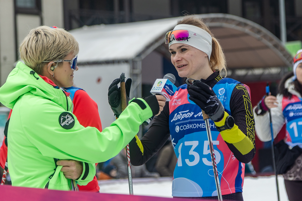 Благотворительная гонка «Добрая лыжня» в Одинцово