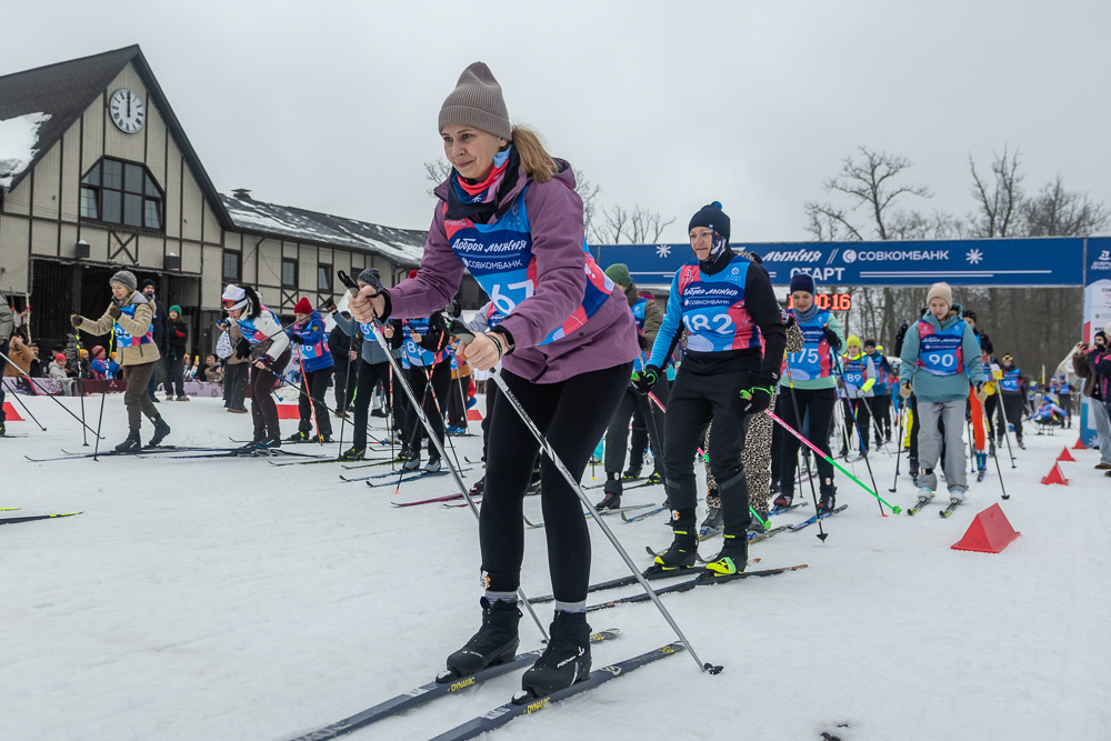 Благотворительная гонка «Добрая лыжня» в Одинцово