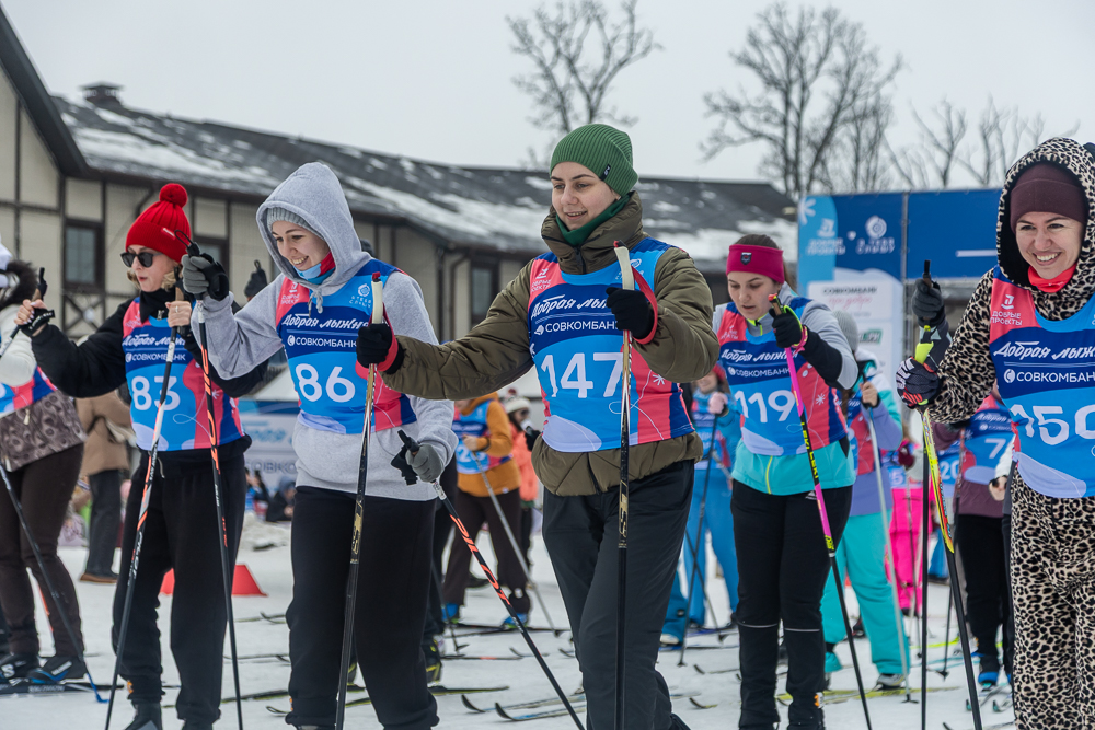 Благотворительная гонка «Добрая лыжня» в Одинцово