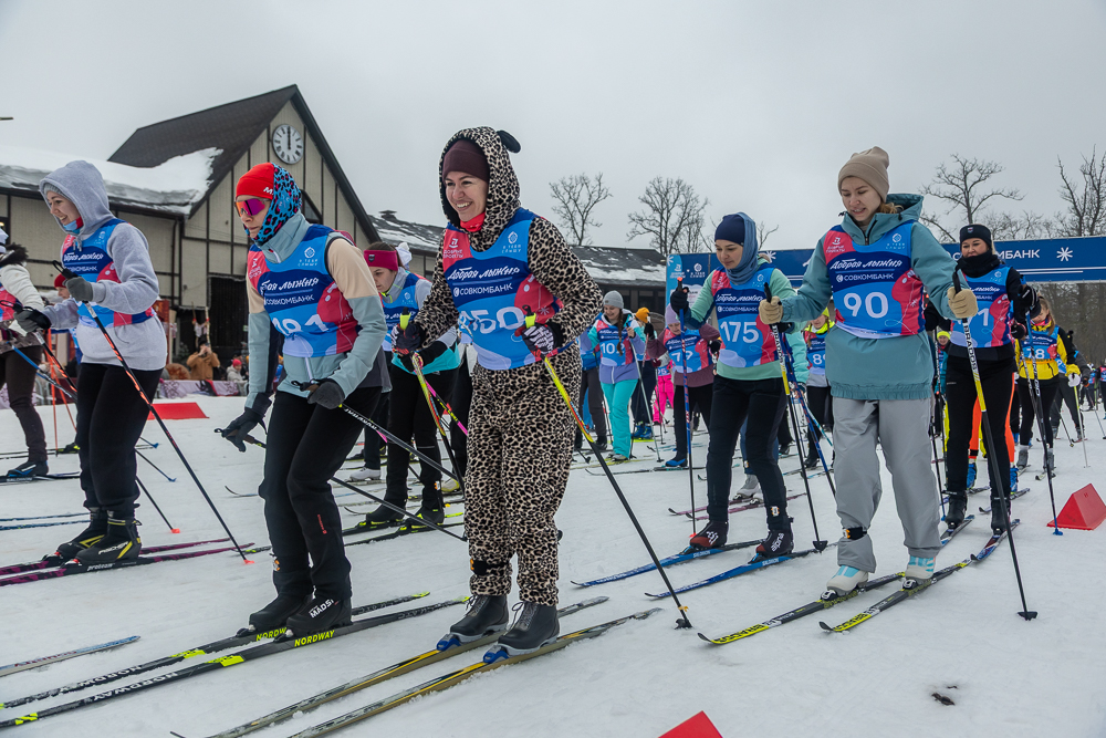 Благотворительная гонка «Добрая лыжня» в Одинцово