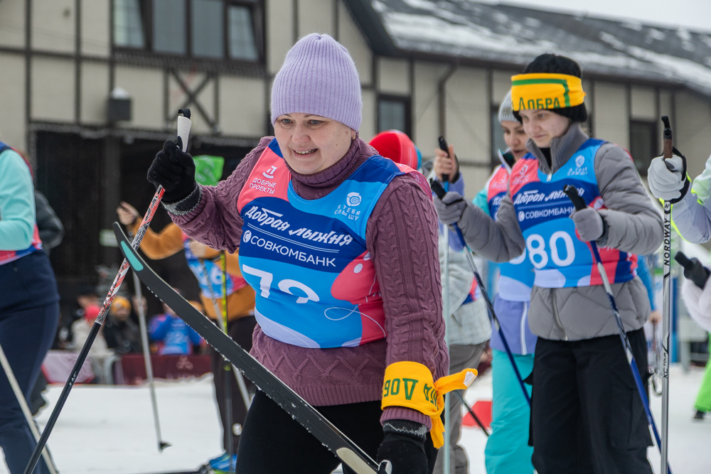 Благотворительная гонка «Добрая лыжня» в Одинцово