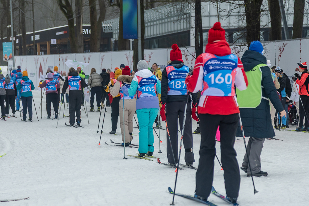 Благотворительная гонка «Добрая лыжня» в Одинцово