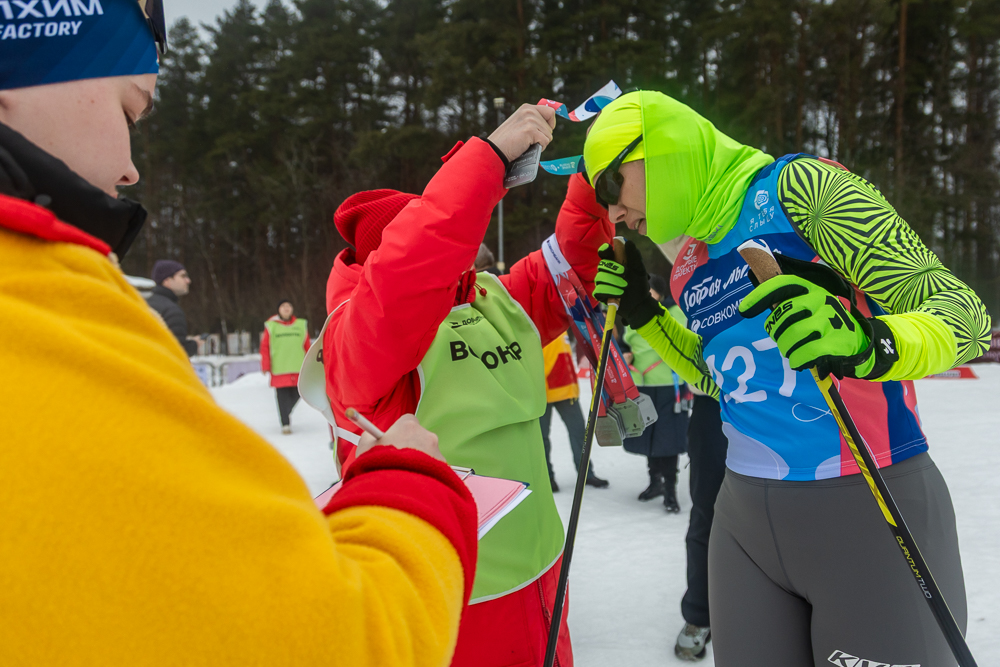 Благотворительная гонка «Добрая лыжня» в Одинцово