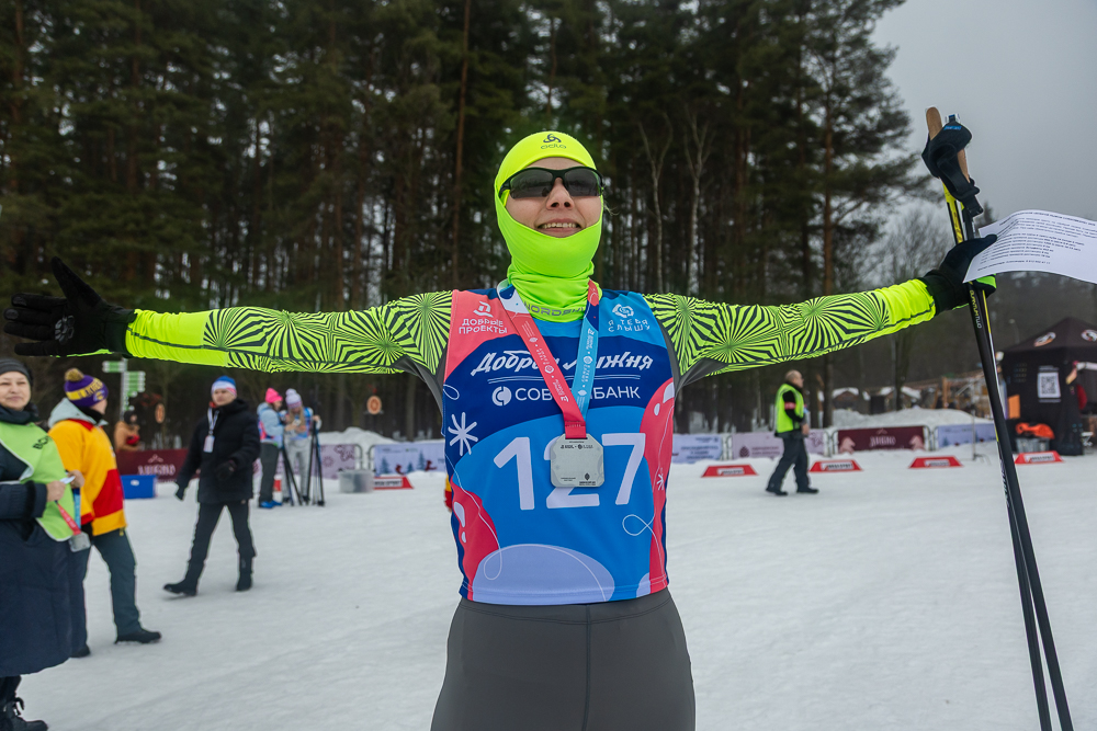 Благотворительная гонка «Добрая лыжня» в Одинцово