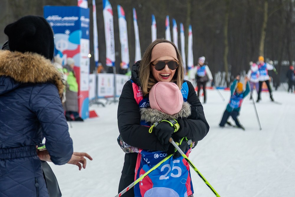 Благотворительная гонка «Добрая лыжня» в Одинцово