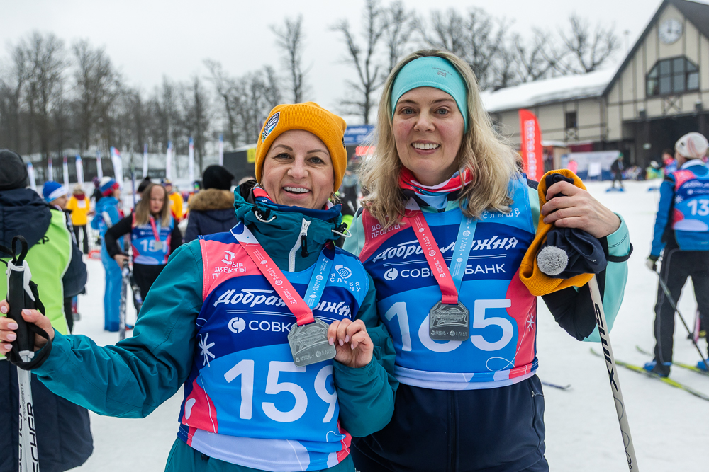 Благотворительная гонка «Добрая лыжня» в Одинцово